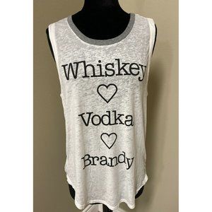 Chaser Whiskey Vodka Brandy Burn Out Tee T-Shirt